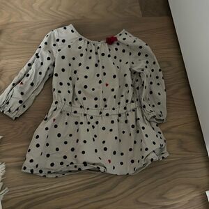 Gap polka dot blouse